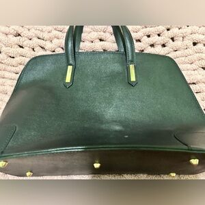 Unbranded black leather handbag